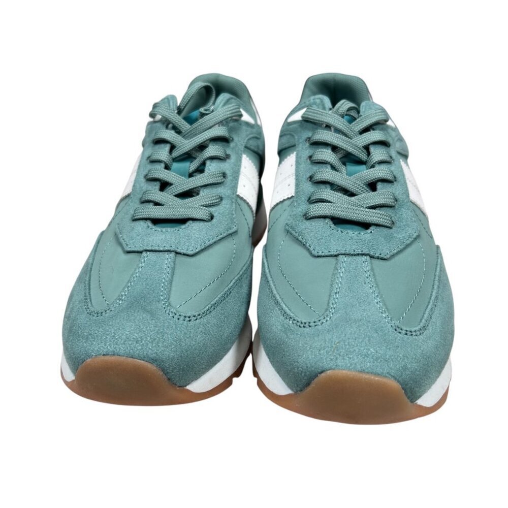 Steve Madden Percie 8.5 Sneaker Athleisure Walking Preppy Green - Picture 3 of 7